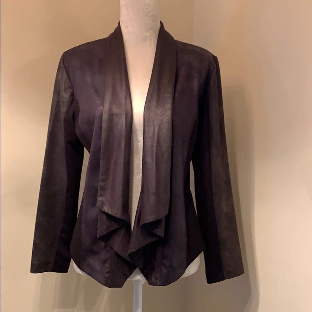 blazer jacket black petite large